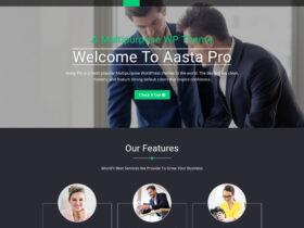 aasta free business wordpress theme