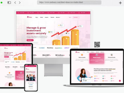 avo finance investment html template