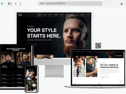 bladehub barber shop wordpress theme