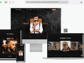 blaxcut barbershop website template