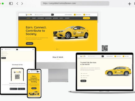 carrgo taxi html template