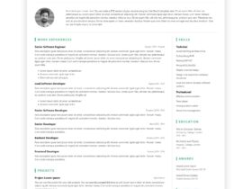 DevResume Free Bootstrap 5 Resume CV Template