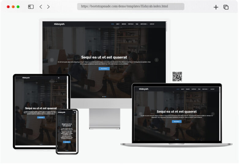 hidayah free business bootstrap template