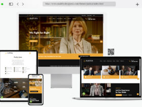 justica responsive lawyer website template