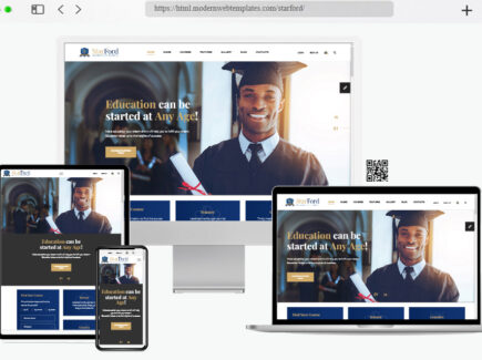 starford university html template