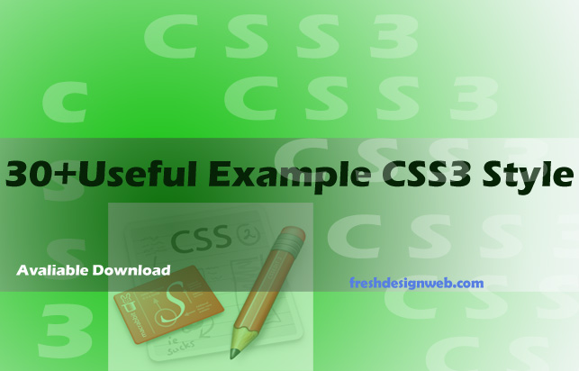 css3 example useful code